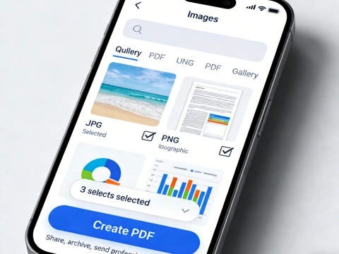 모든 이미지를 즉시 PDF로 변환