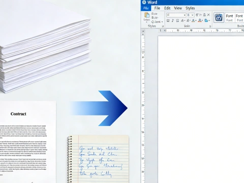 Görüntüleri Düzenlenebilir Word Belgelerine Dönüştürün
