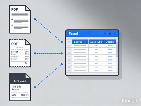 OCR 정확도로 스캔한 PDF를 Excel로 변환