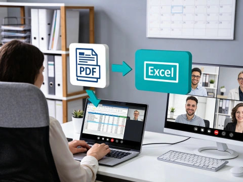 빠른 워크플로우를 위한 온라인 PDF에서 Excel 변환