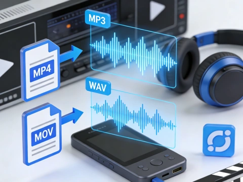 Convierte Video a Audio de Alta Calidad