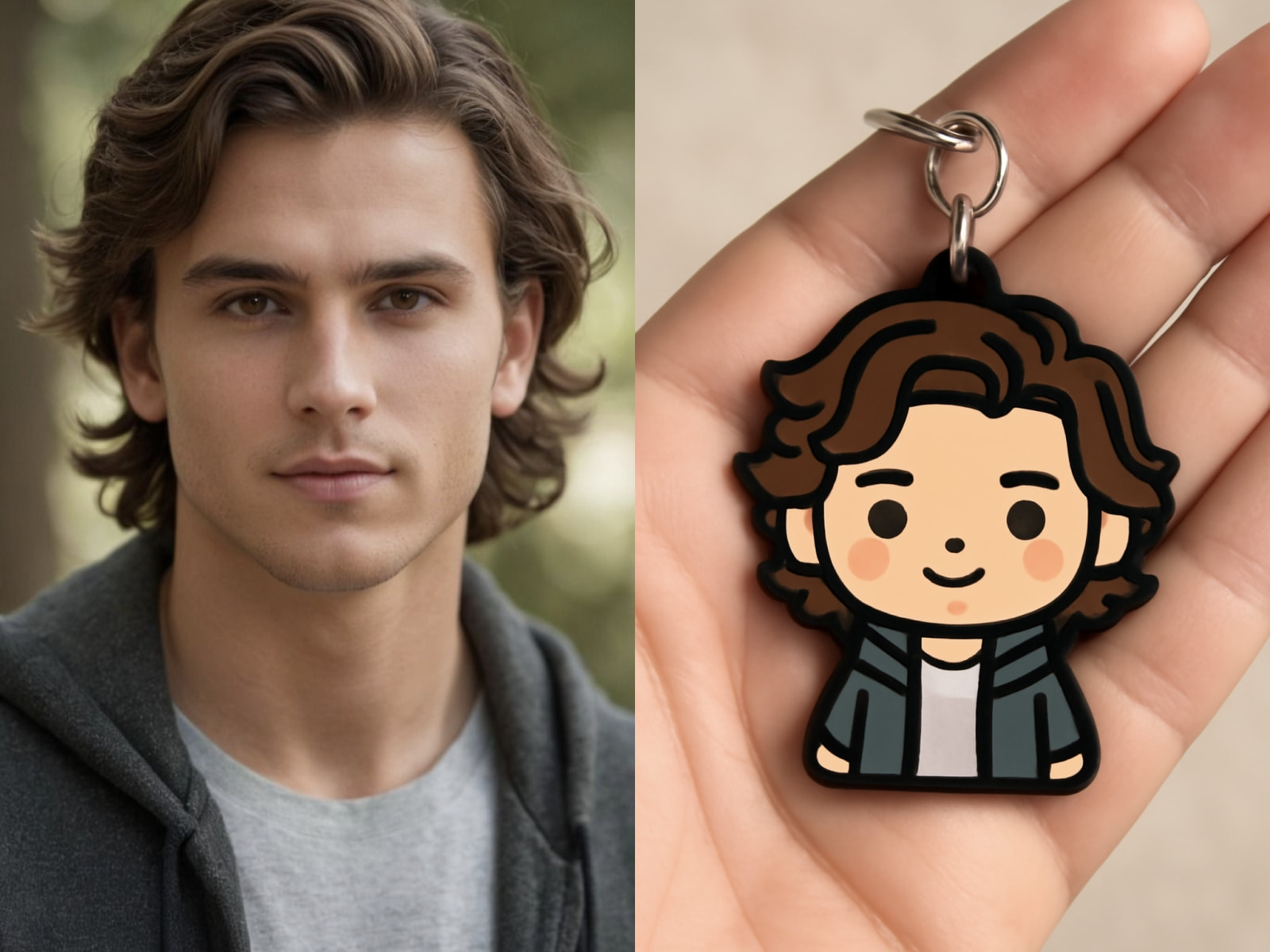 Crea llaveros chibi personalizados a partir de fotos