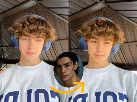 Fotoğraf Yüz Değiştirme: Fotoğraflarda Yüzleri Ücretsiz Çevrimiçi Değiştirin