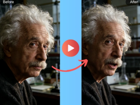 AI 會說話的照片頭像