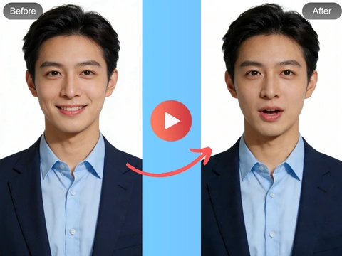 將任何照片轉換為說話視頻