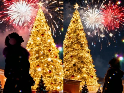 AI圣诞烟花生成器