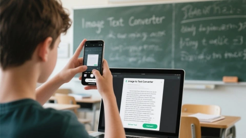 Vorlesungsnotizen mit dem Bild-zu-Text-Konverter digitalisieren