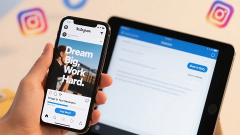 Mühelos Text aus Bildern für die Weitergabe in sozialen Medien extrahieren
