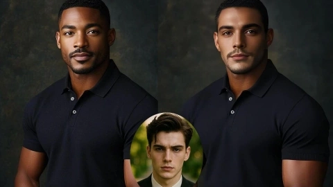 Switch Faces Between Two Photos
